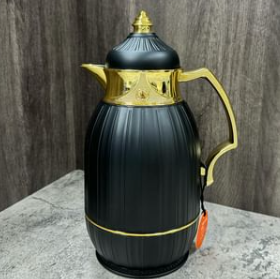 Tea & Coffee Vacuum Flask Black/Gold