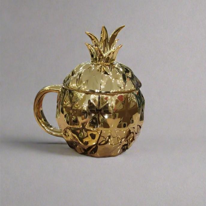 Golden Pineapple-shaped Cup